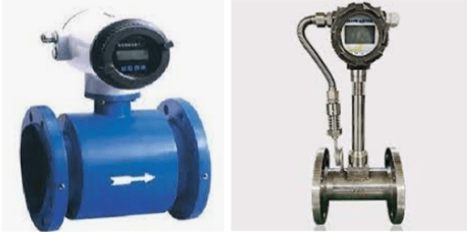 The electromagnetic flow meter and vortex flow meter